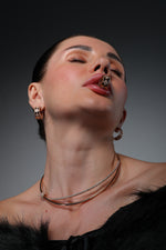 Load image into Gallery viewer, Rose Clove Hoops