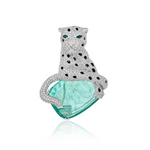 Load image into Gallery viewer, Panther Brooch