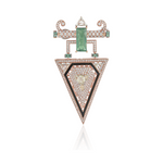 Load image into Gallery viewer, Emerald Apex Brooch