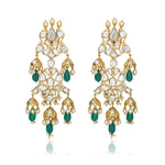 Load image into Gallery viewer, Polki Veil Danglers