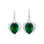 Load image into Gallery viewer, The Green Drop Earrings