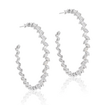 Load image into Gallery viewer, Marquis Diamond Hoops