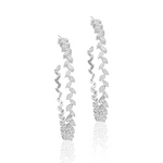 Load image into Gallery viewer, Marquis Diamond Hoops