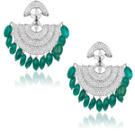 Load image into Gallery viewer, Crescent Diamond Earrings