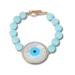Load image into Gallery viewer, Pearl Eye Bracelet