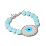 Load image into Gallery viewer, Pearl Eye Bracelet