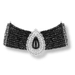 Load image into Gallery viewer, Black Pear Motif Choker