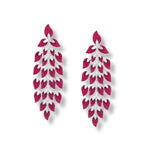 Load image into Gallery viewer, Scarlet Cascade Earrings