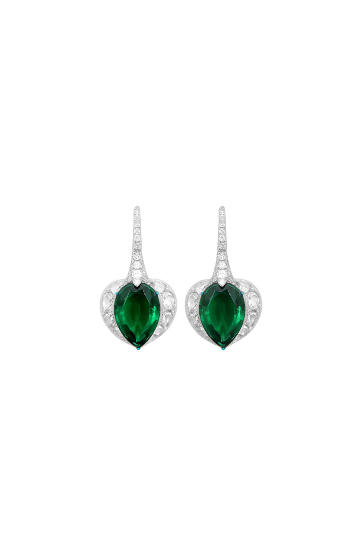 The Green Drop Earrings