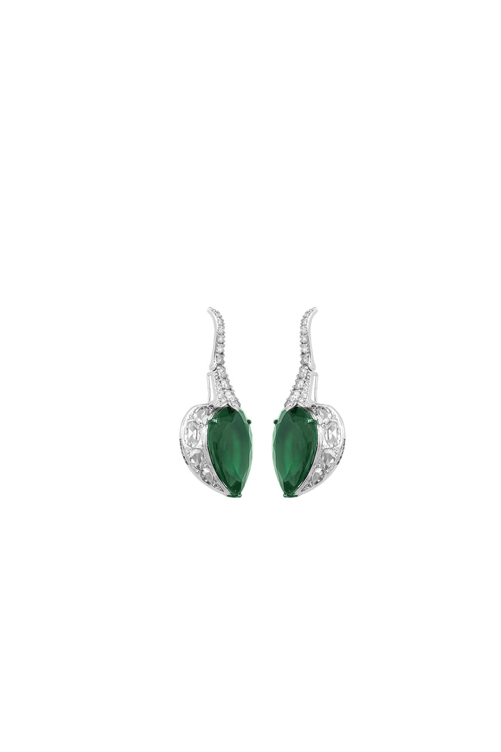 The Green Drop Earrings