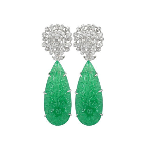 Crafted Verdant Earrings