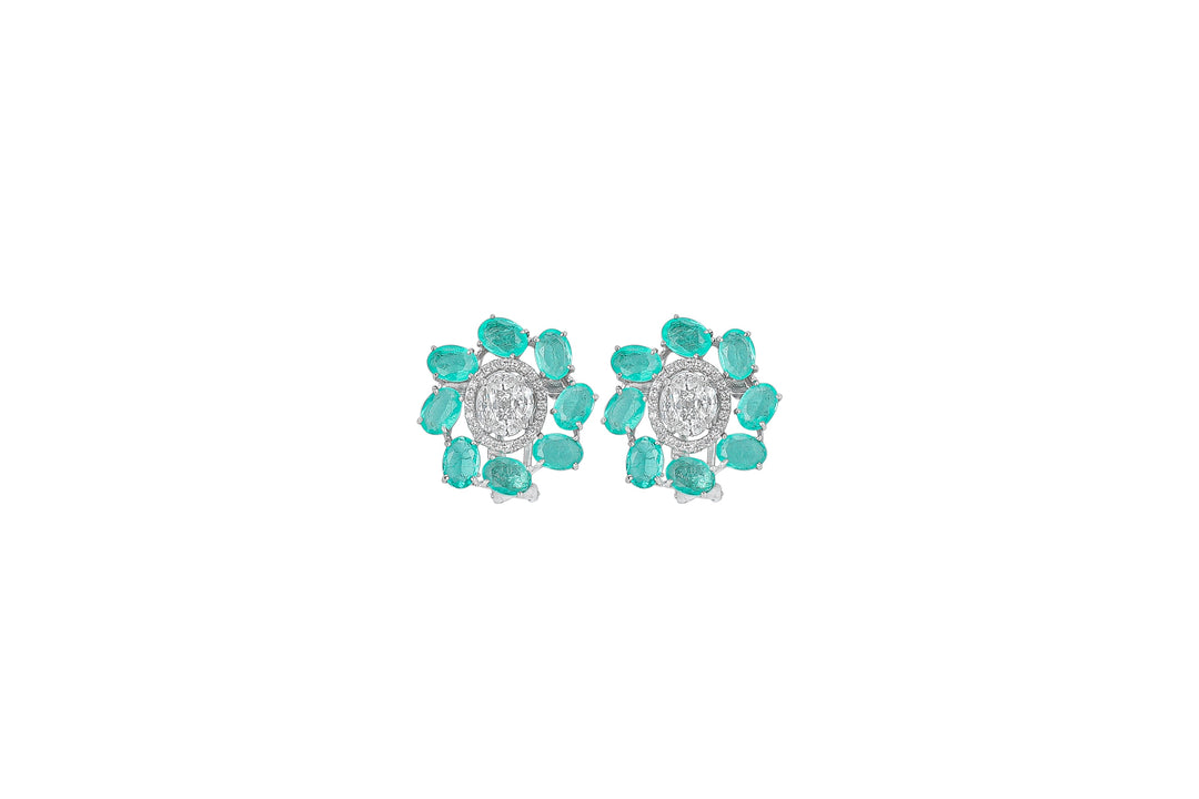Veridian Whirlpool Earrings