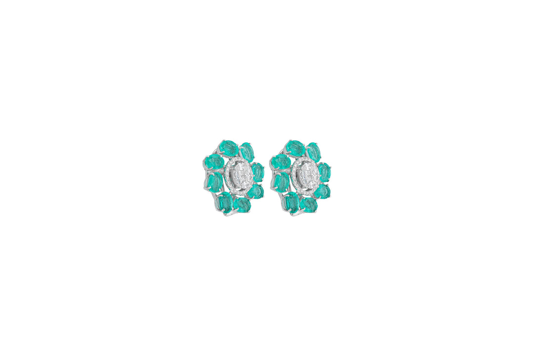 Veridian Whirlpool Earrings