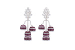 Load image into Gallery viewer, Scarlet Diamond Jhumkis

