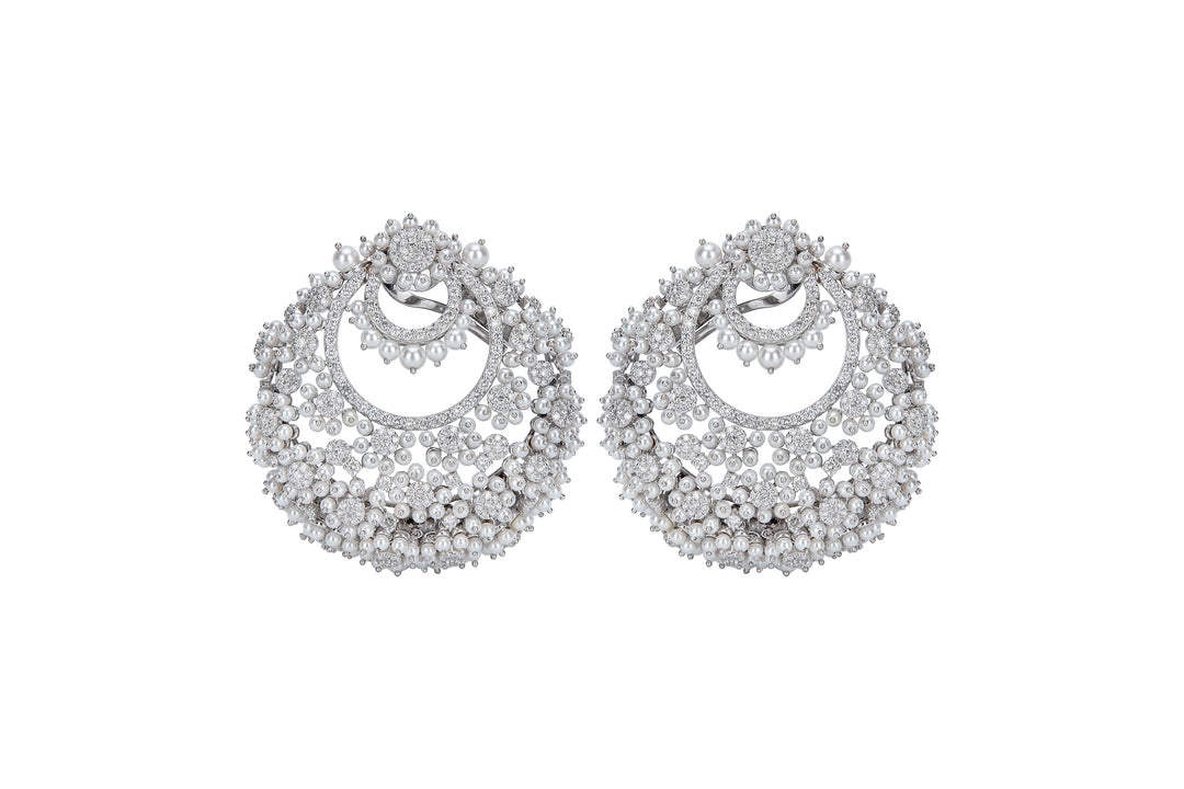 Pearl Elegance Chandbalis