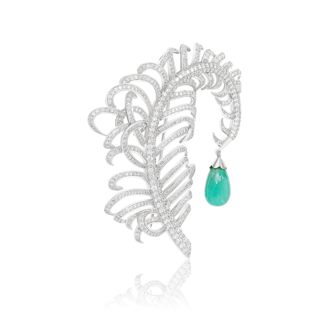 Imperial Feather Brooch