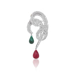 Load image into Gallery viewer, Royal Feather Brooch
