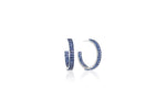 Load image into Gallery viewer, Wheel of Sapphire Hoops
