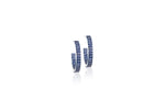 Load image into Gallery viewer, Wheel of Sapphire Hoops
