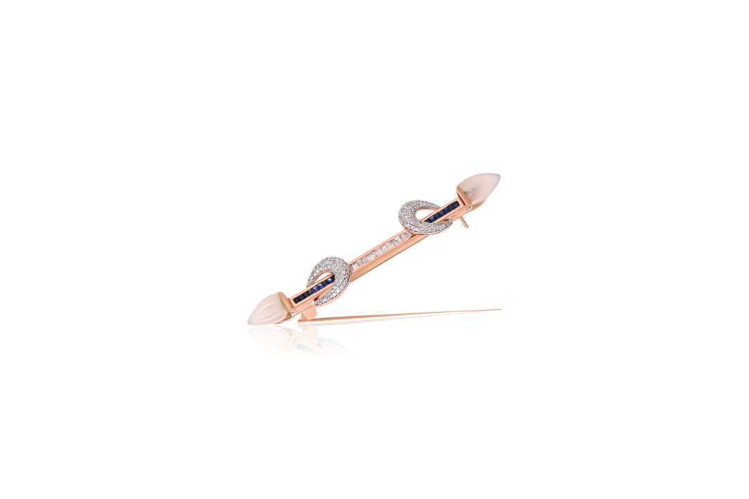 Crescent Brooch