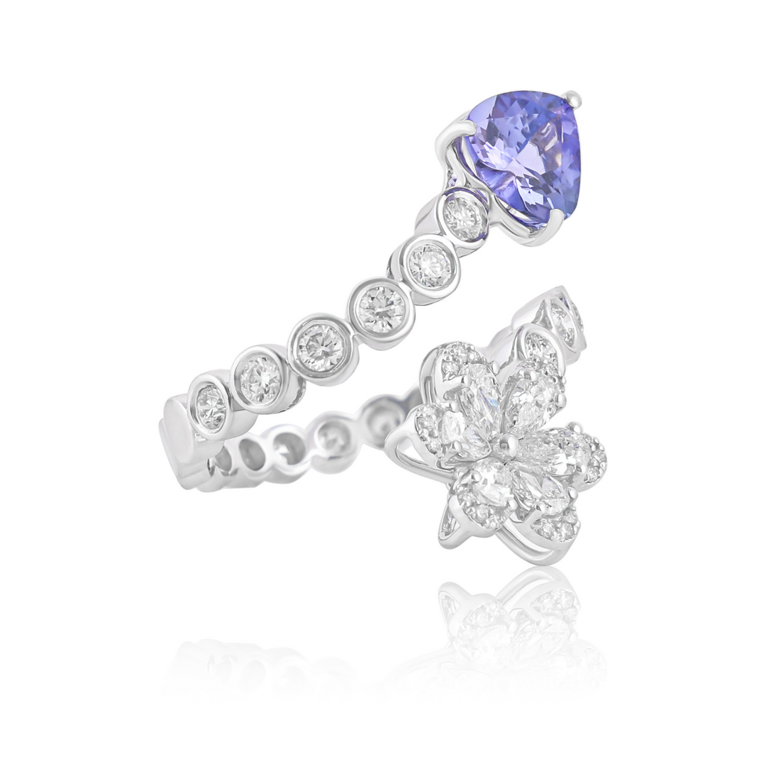 Blue Heart Ring