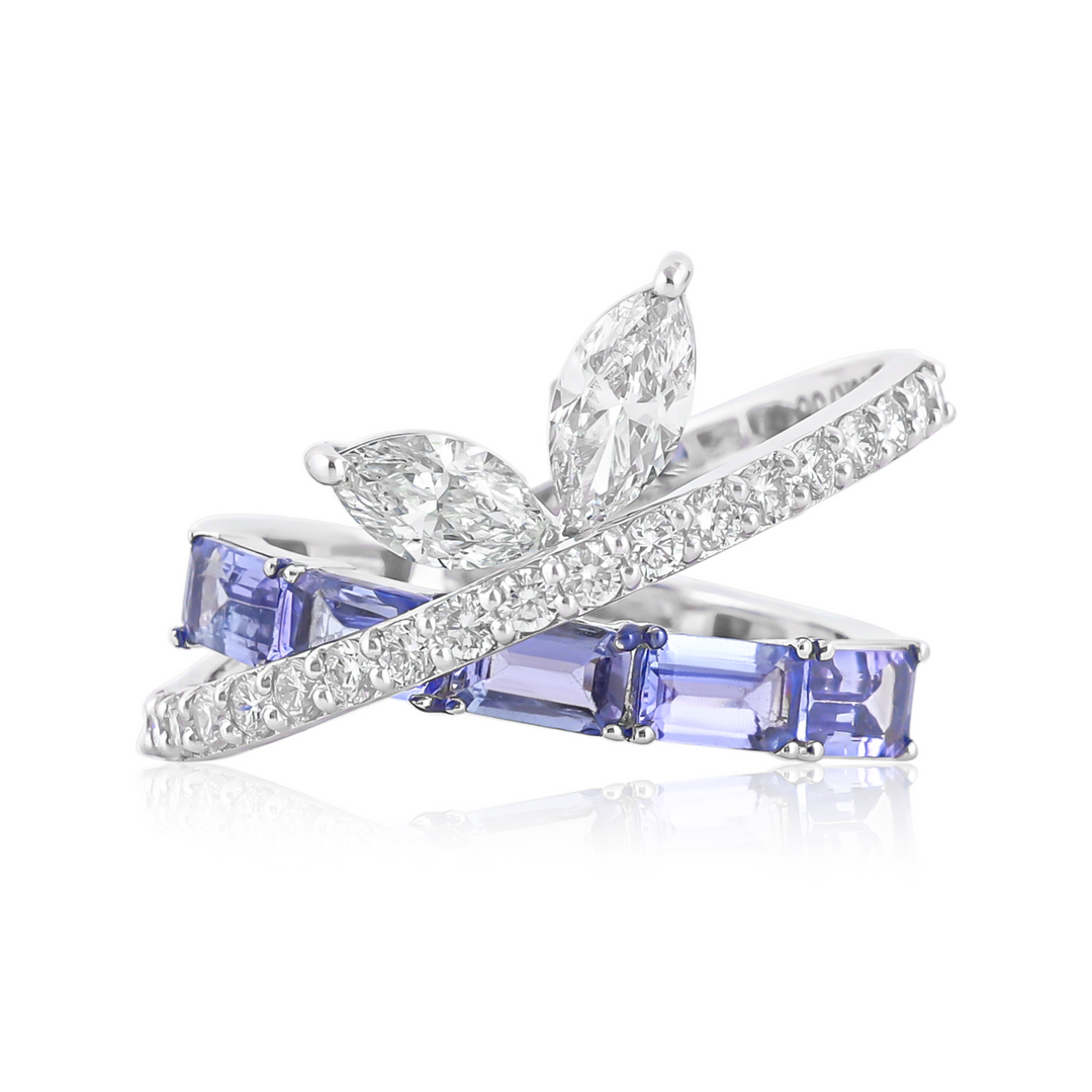 Tanzanite Bloom Ring