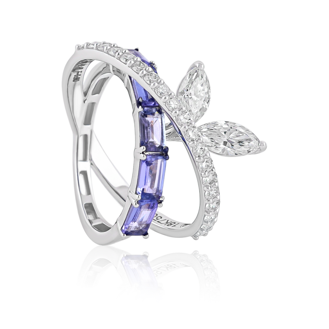 Tanzanite Bloom Ring