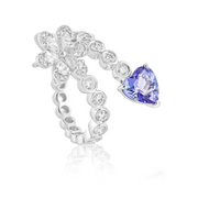 Blue Heart Ring