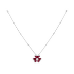 Load image into Gallery viewer, Crimson Clover Pendant