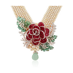 Load image into Gallery viewer, Ruby Blossom Necklace