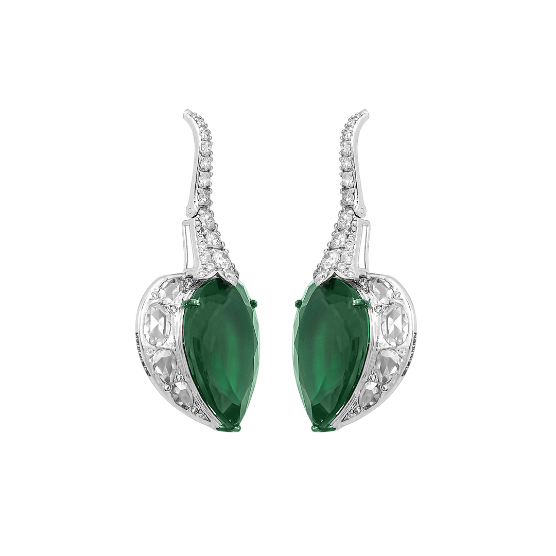 The Green Drop Earrings
