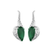 The Green Drop Earrings