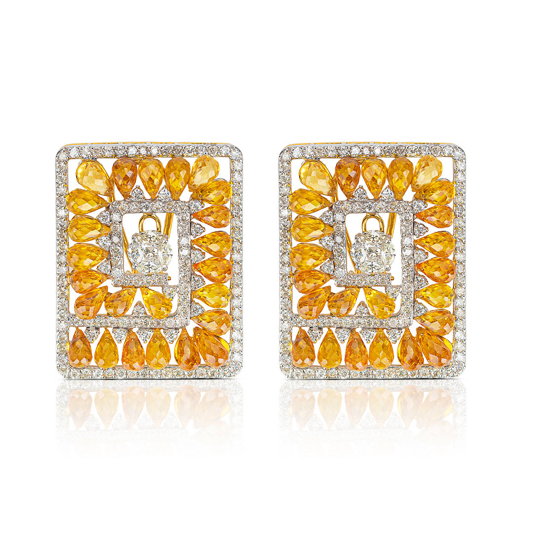 Golden Radiance Studs