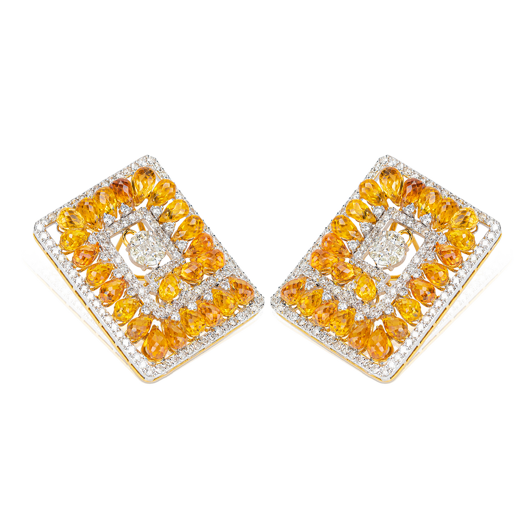Golden Radiance Studs