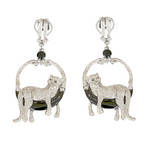Load image into Gallery viewer, Panther Luxe Earrings
