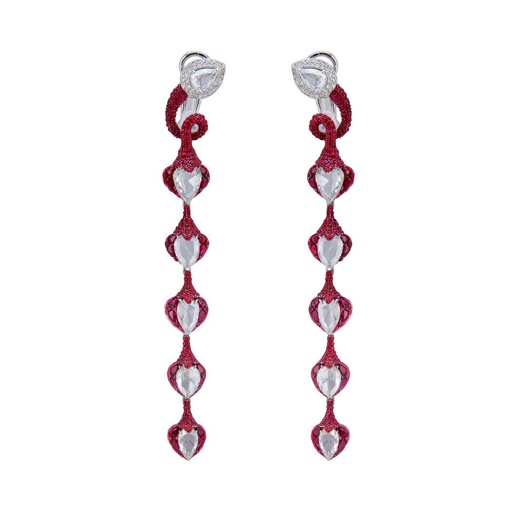 Scarlet Strings Earrings