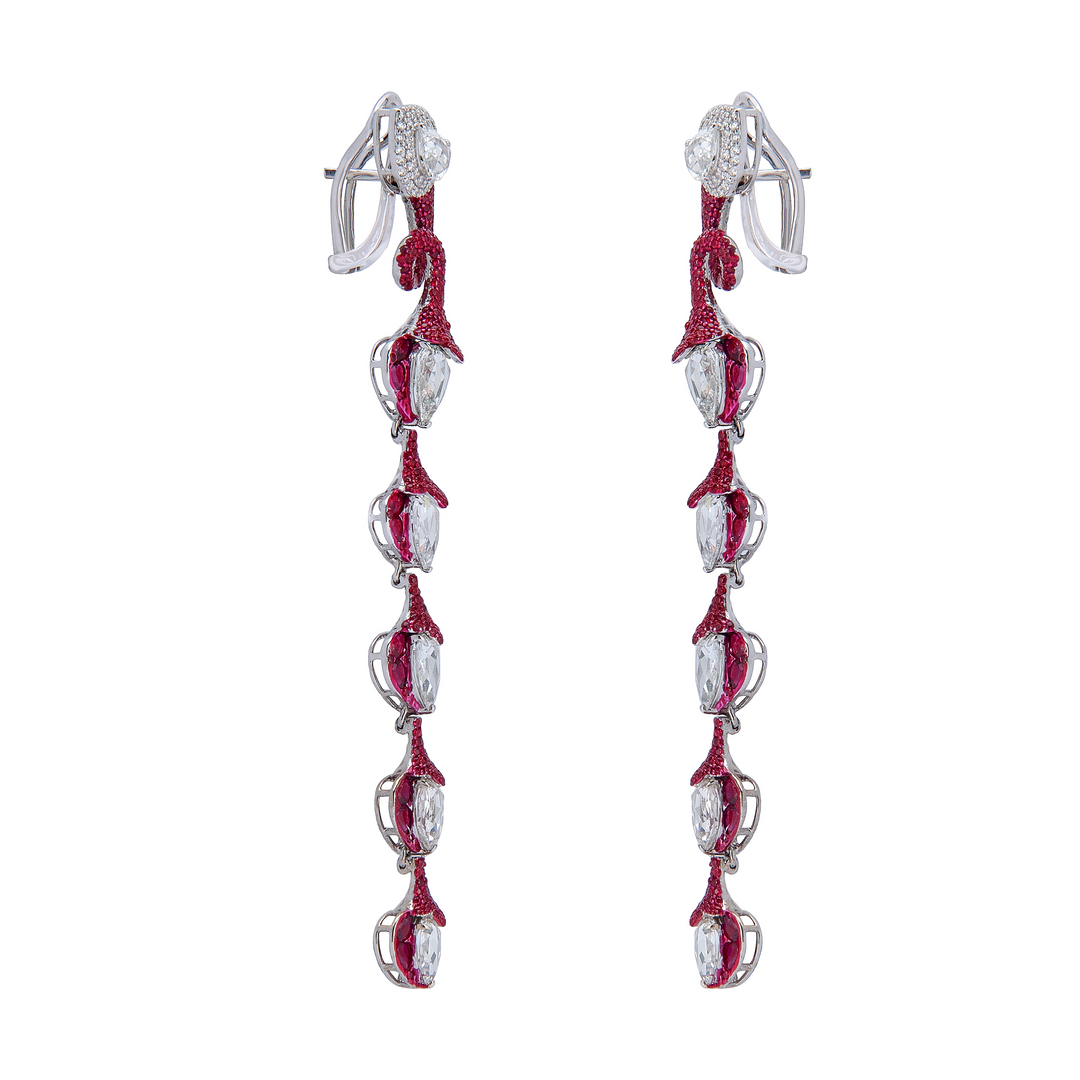 Scarlet Strings Earrings