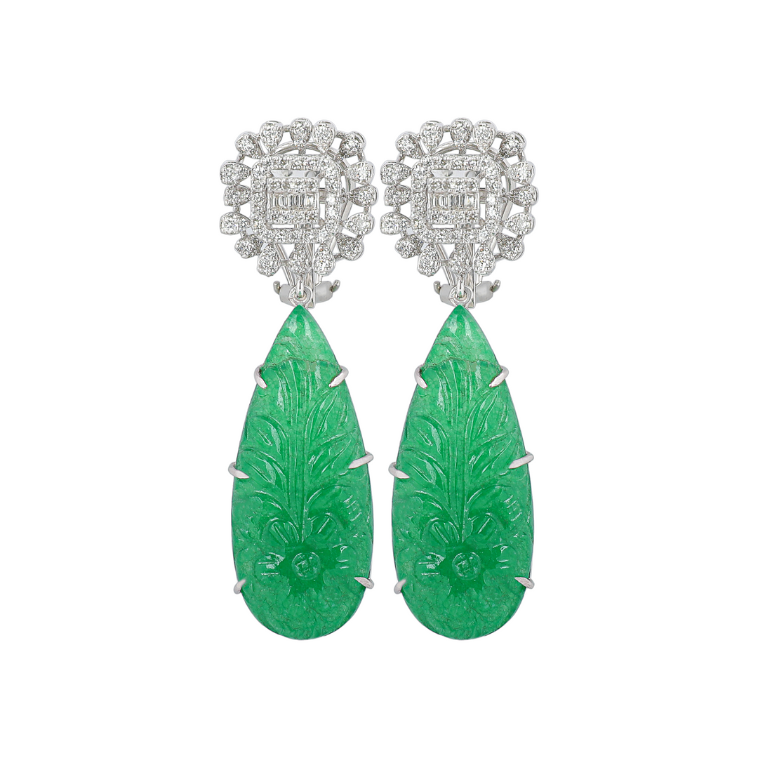 Crafted Verdant Earrings