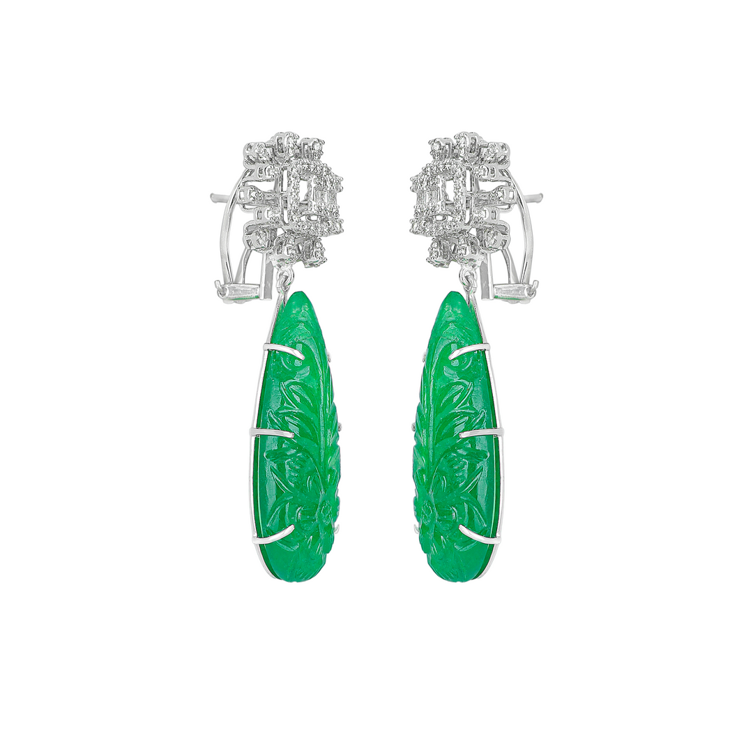 Crafted Verdant Earrings