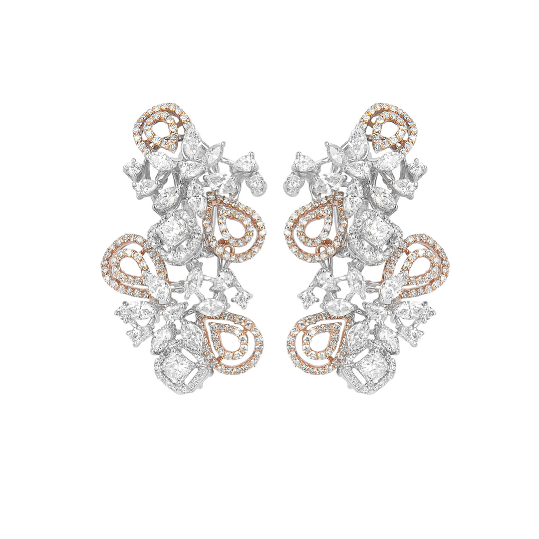 Dahlia Diamond Earrings