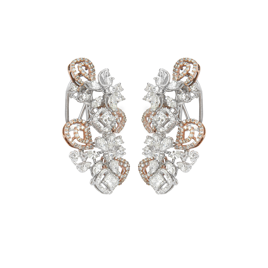 Dahlia Diamond Earrings