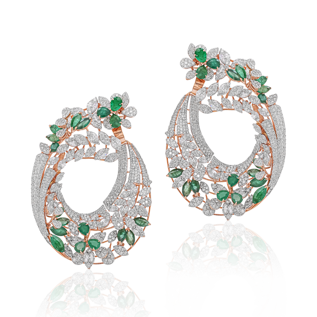 Emerald Lust earrings