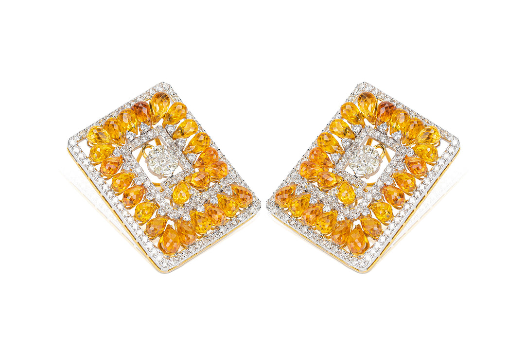 Golden Radiance Studs