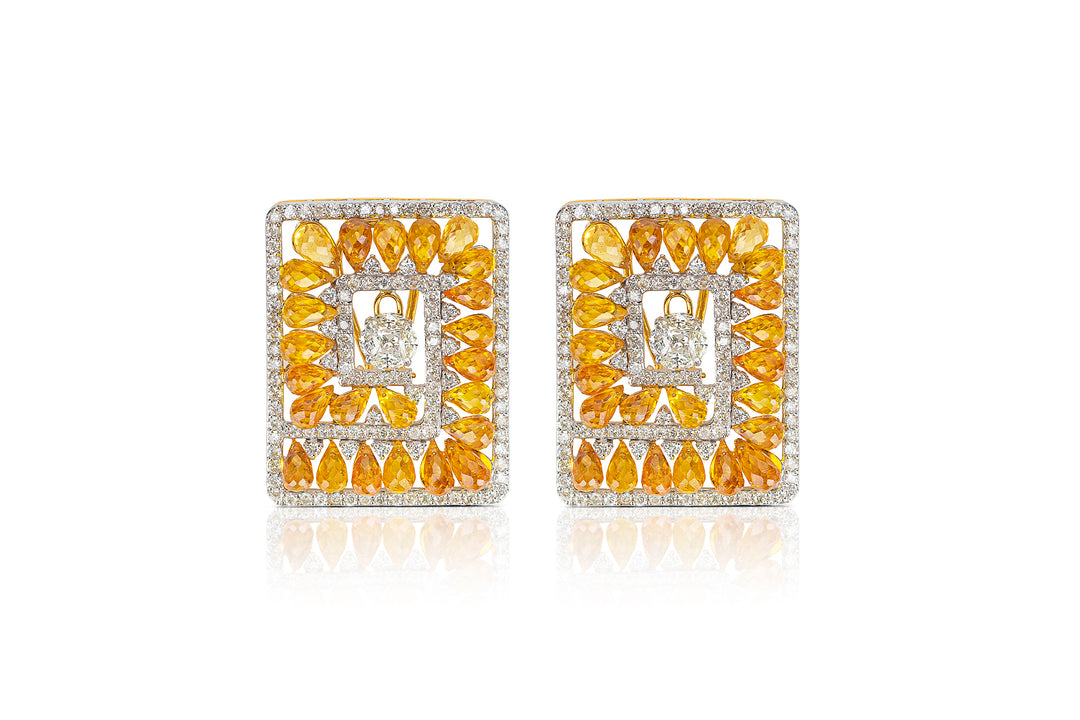 Golden Radiance Studs