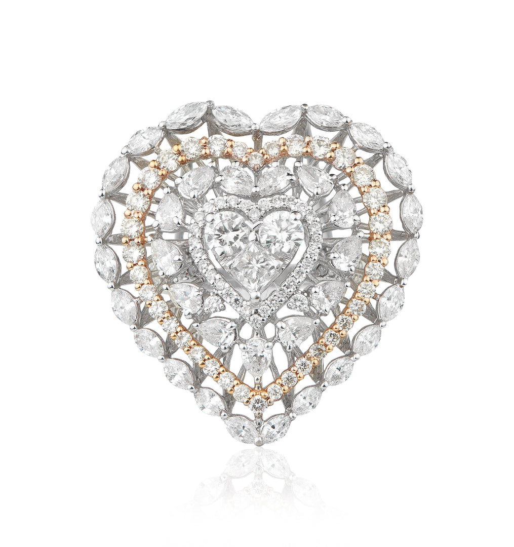 Heart Embrace Ring