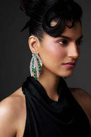 Green Long Chandelier