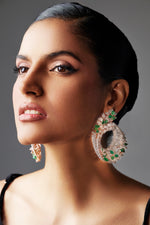 Load image into Gallery viewer, Emerald Lust earrings
