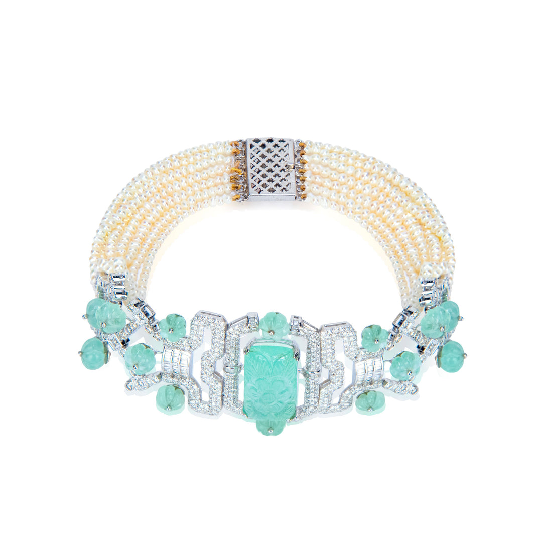 Fluorite Blossom Choker