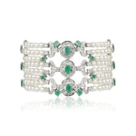Load image into Gallery viewer, Emerald Pearl Choker
