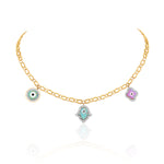 Load image into Gallery viewer, The Nazar Charm Necklace
